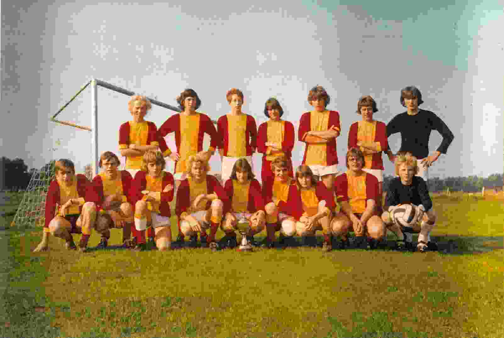 Oudste teamfoto van Aogel United
